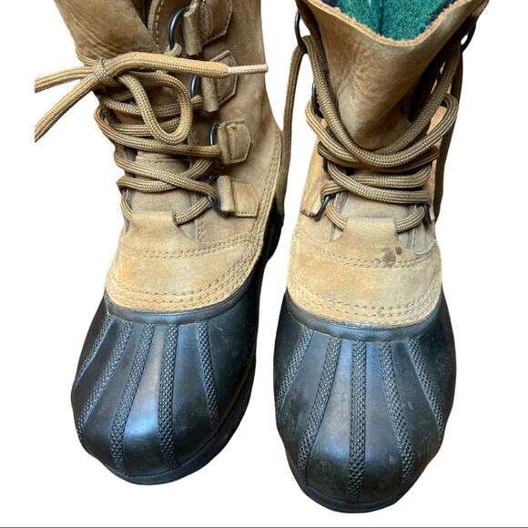 Sorel Caribou II Leather Rubber Winter Snow Boot Womens 6 - Picture 4 of 7